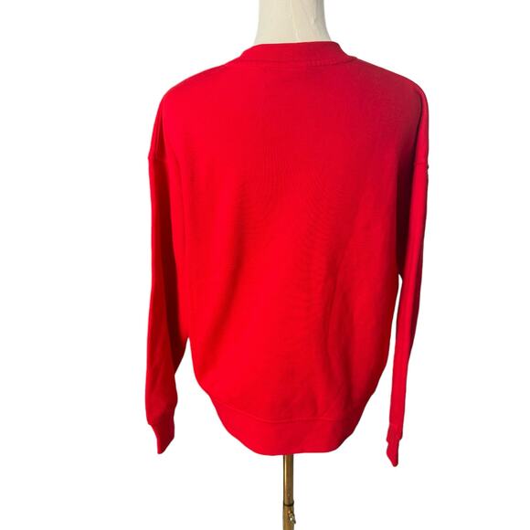 Disney Authentic Minnie Mouse Vintage Graphic Crewneck Sweatshirt Red Streetwear - Picture 6 of 12